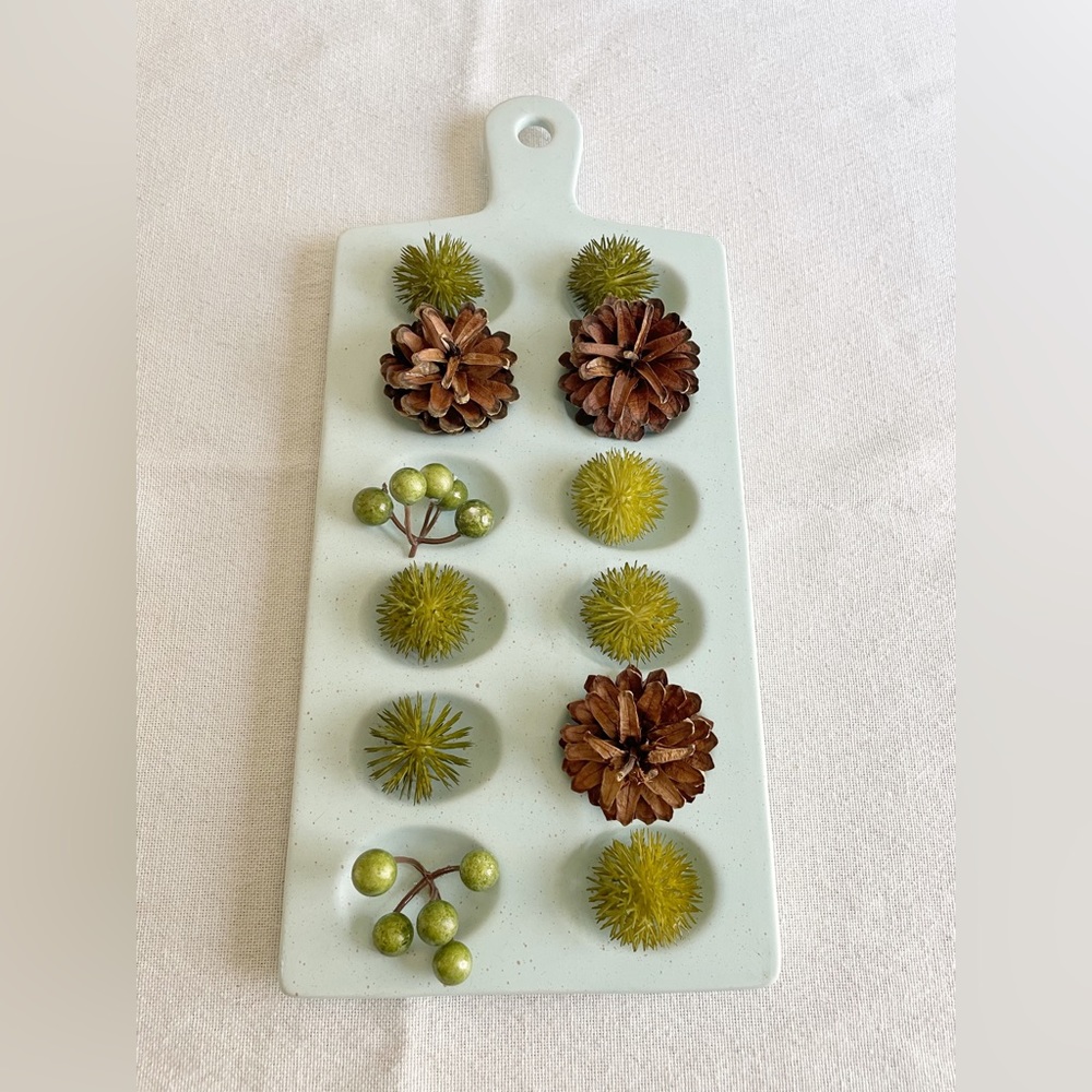 Ceramic egg serving tray